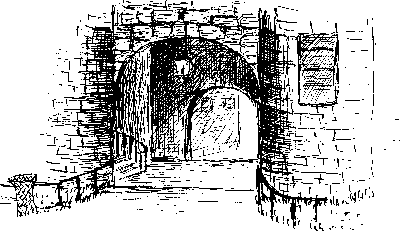Dudhope Castle gateway